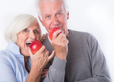Your new dental implants will allow you to eat a full, healthy diet